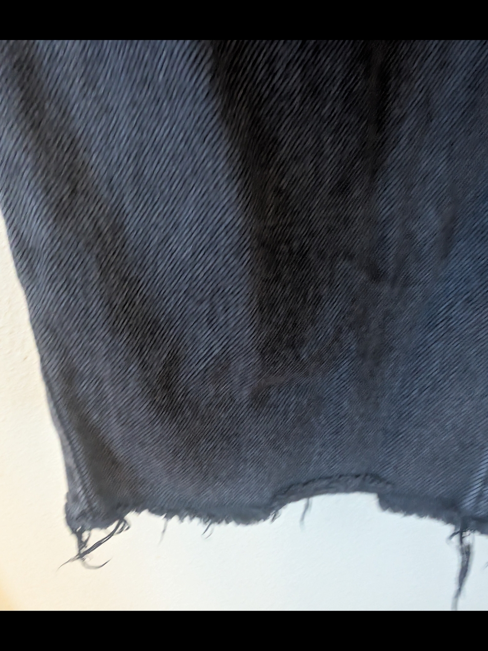 Oak + Fort High Waisted Frayed Hem Black Jeans Size 30 - Picture 2 of 5